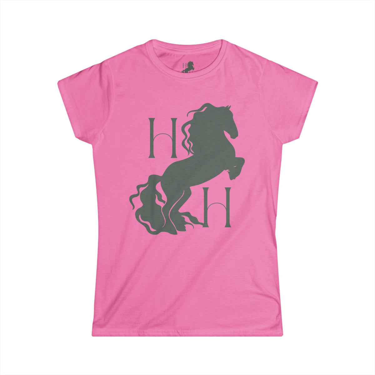House of Hotse Friesian Horse Logo Tee