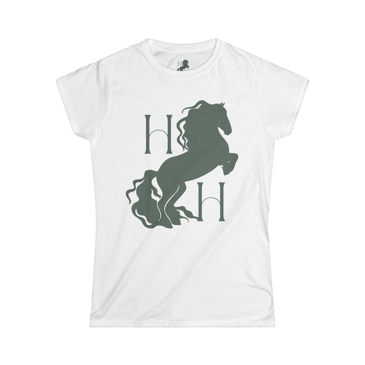 House of Hotse Friesian Horse Logo Tee