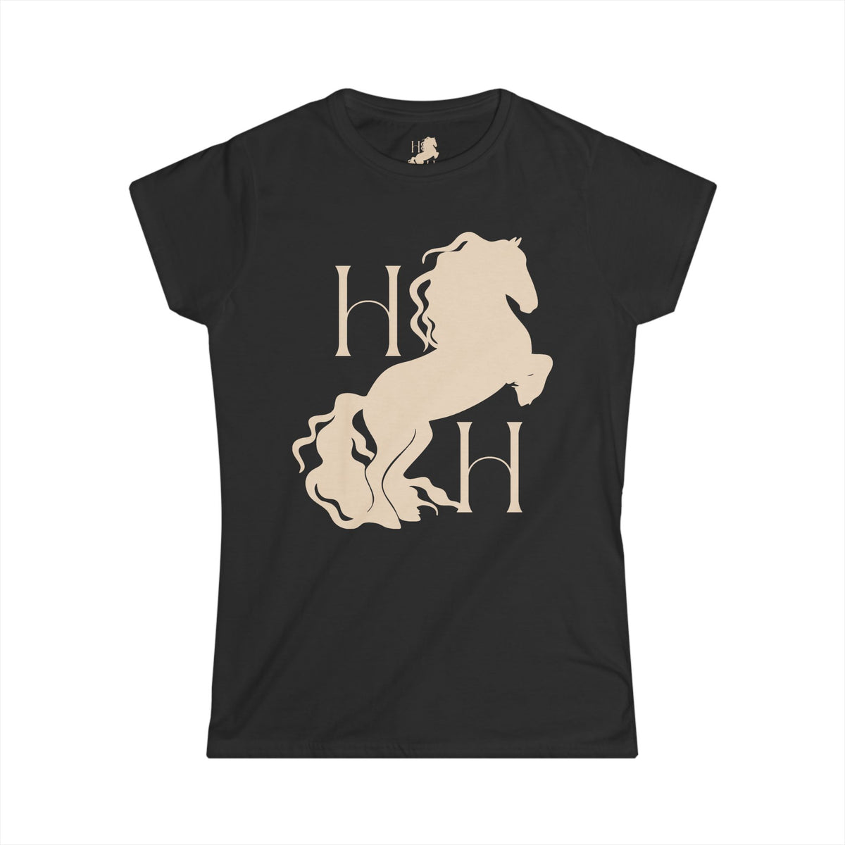 House of Hotse Friesian Horse Logo Tee