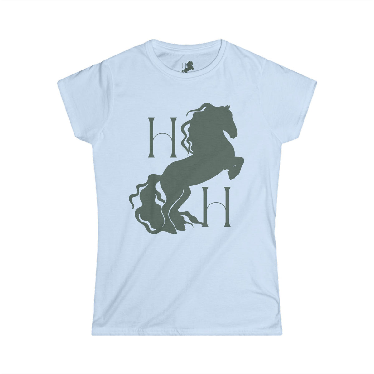 House of Hotse Friesian Horse Logo Tee