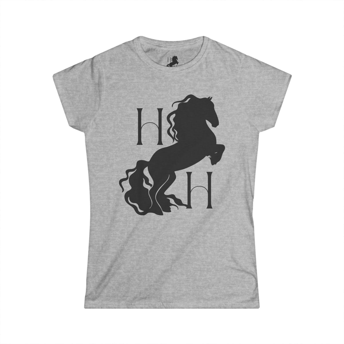 House of Hotse Friesian Horse Logo Tee