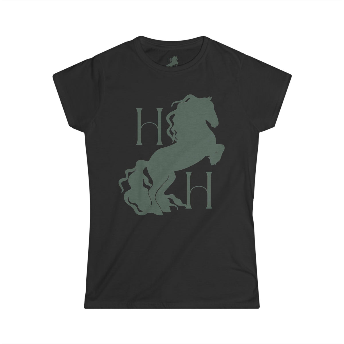 House of Hotse Friesian Horse Logo Tee