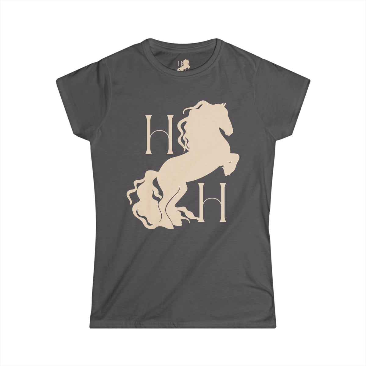 House of Hotse Friesian Horse Logo Tee