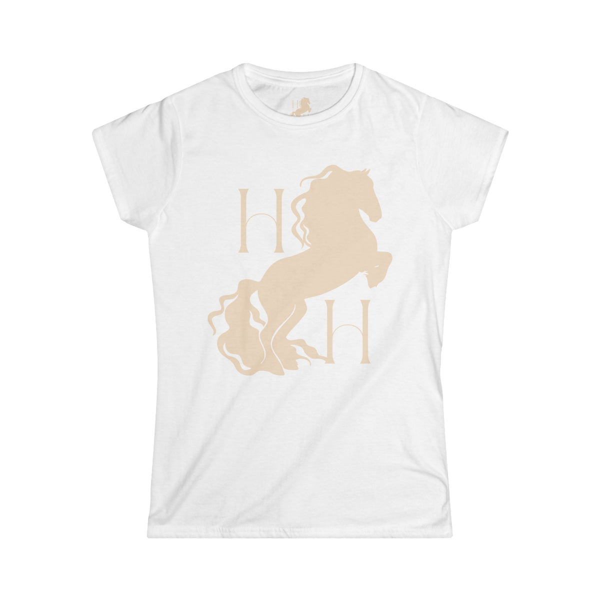 House of Hotse Friesian Horse Logo Tee