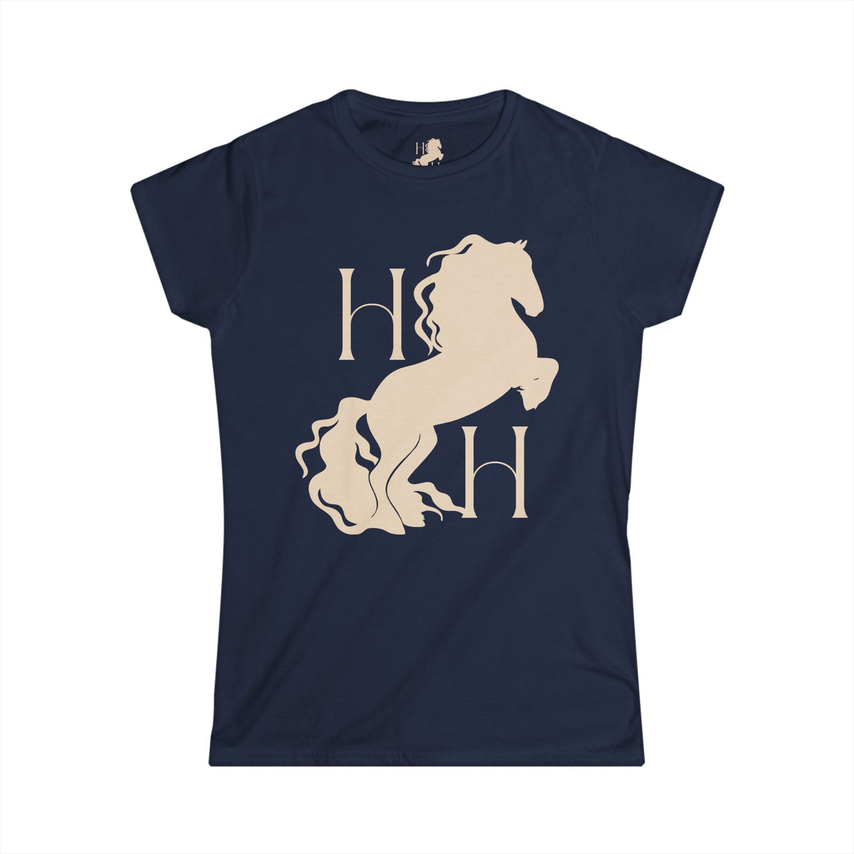 House of Hotse Friesian Horse Logo Tee