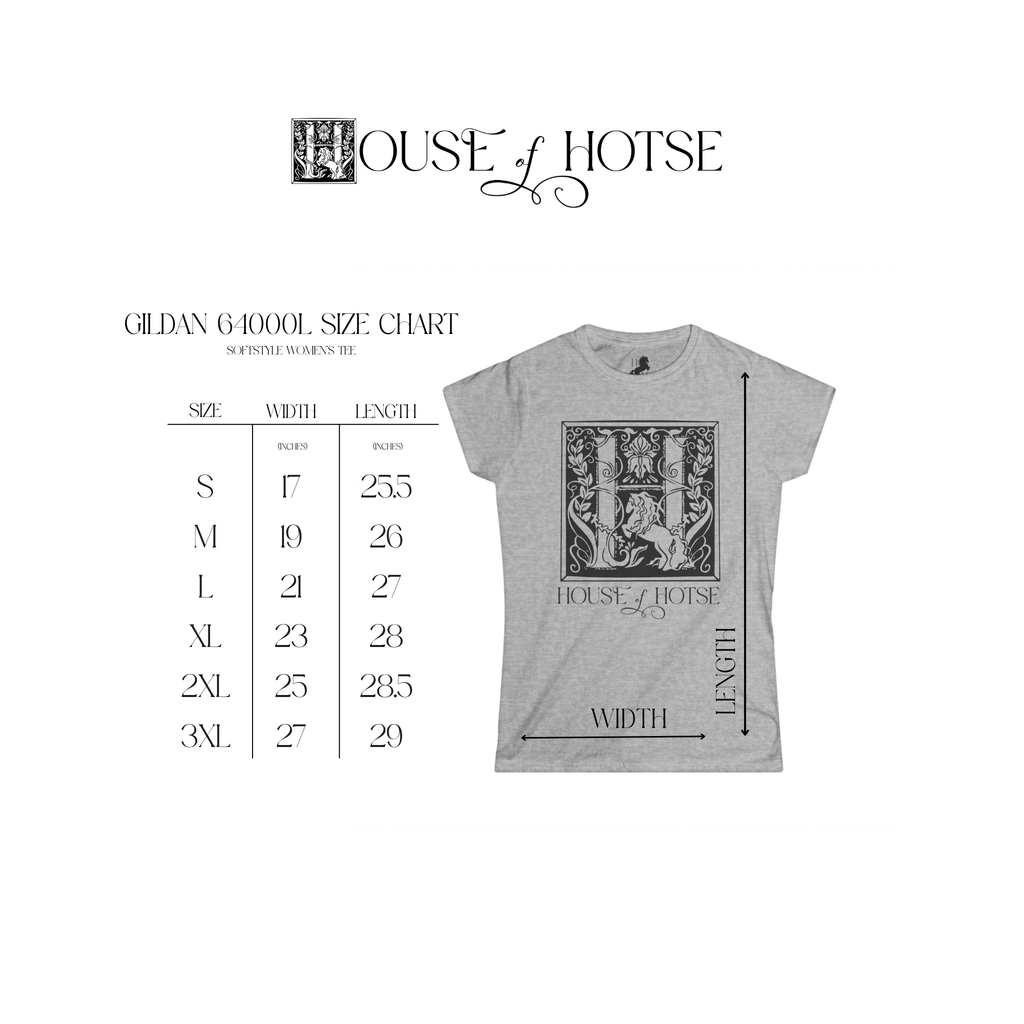 House of Hotse Friesian Horse Logo Tee