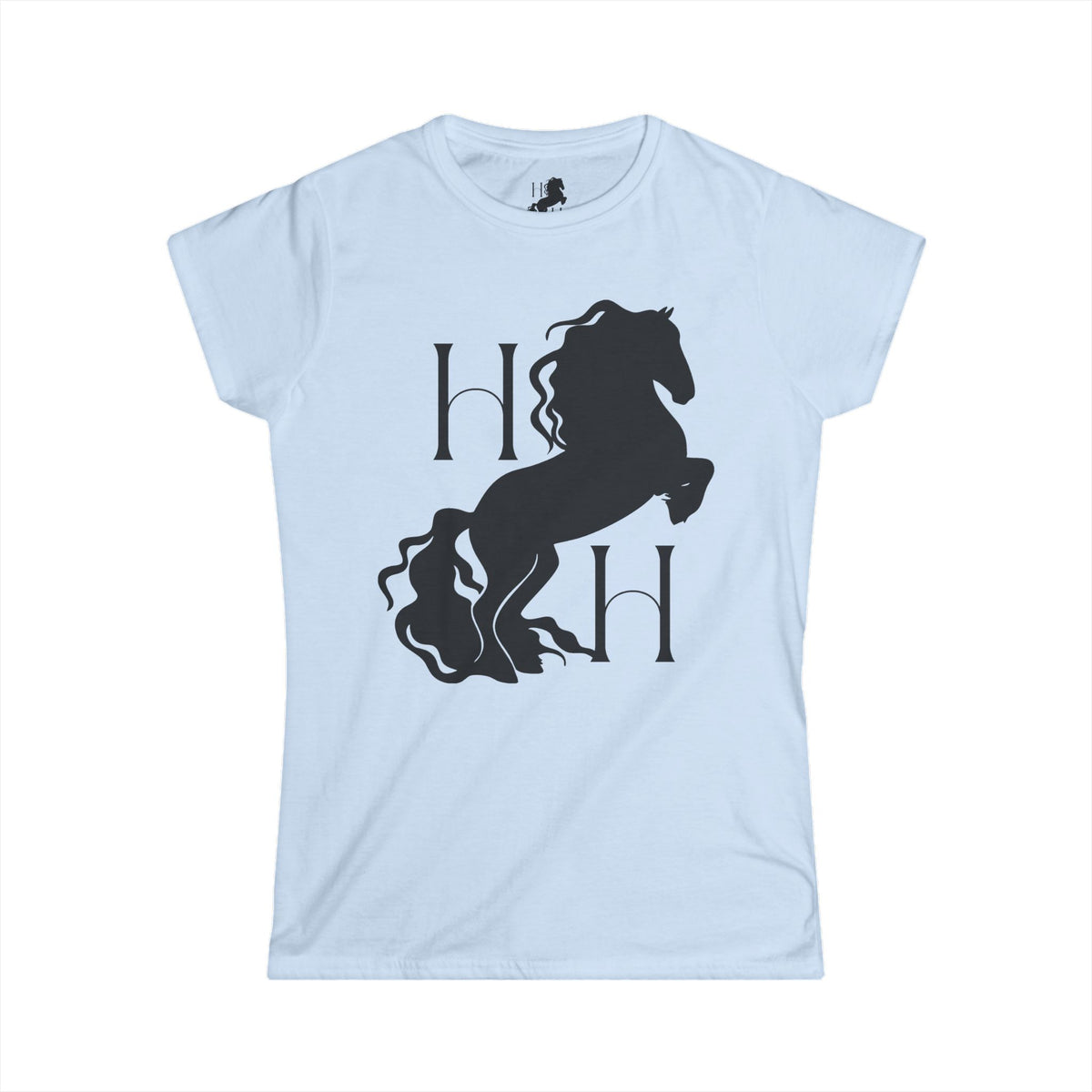 House of Hotse Friesian Horse Logo Tee
