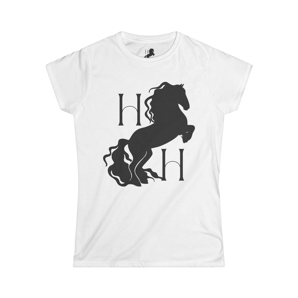 House of Hotse Friesian Horse Logo Tee