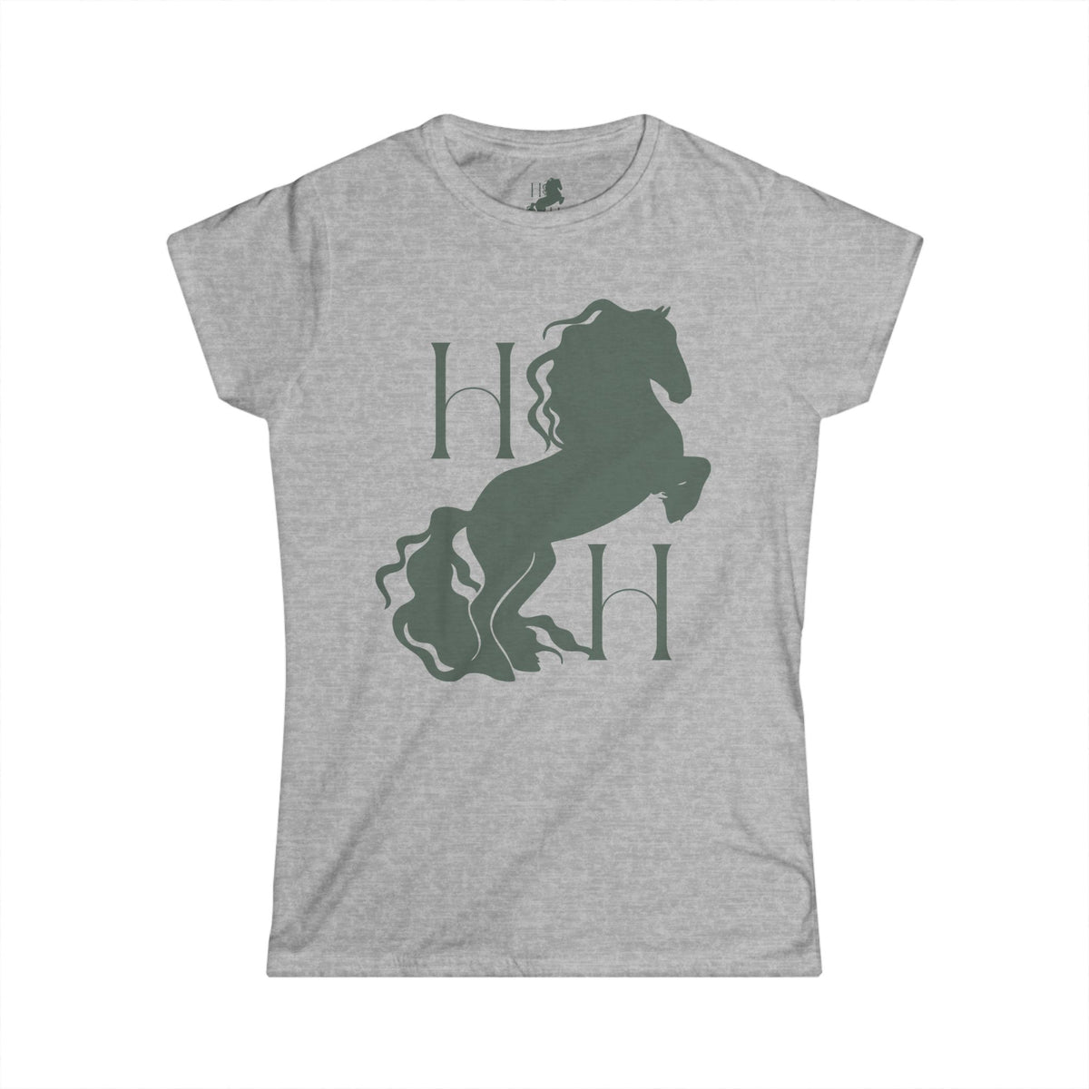 House of Hotse Friesian Horse Logo Tee